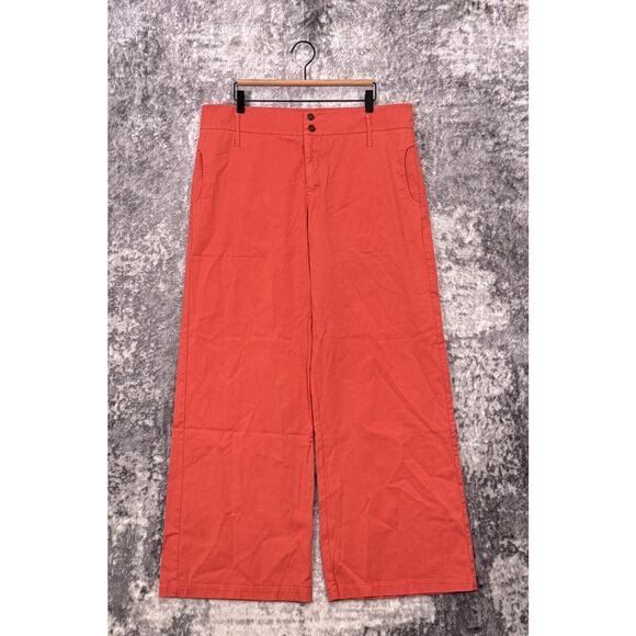 XCVI Pants - New XCVI Pants 16 Womens Pink Wide Leg High Rise Lightweight